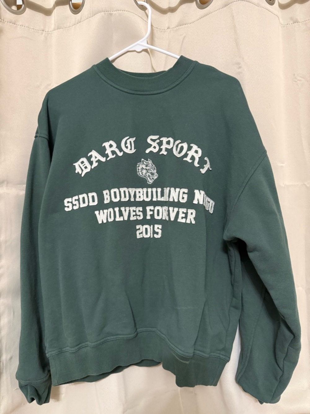 Darc Sport Forest Green 'Wolves Forever' Crewneck Sweatshirt
